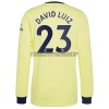 Original Fußballtrikot Arsenal David Luiz 23 Auswärtstrikot 2021-22 Langarm Für Herren